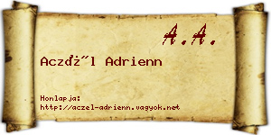 Aczél Adrienn névjegykártya