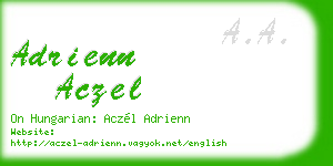 adrienn aczel business card